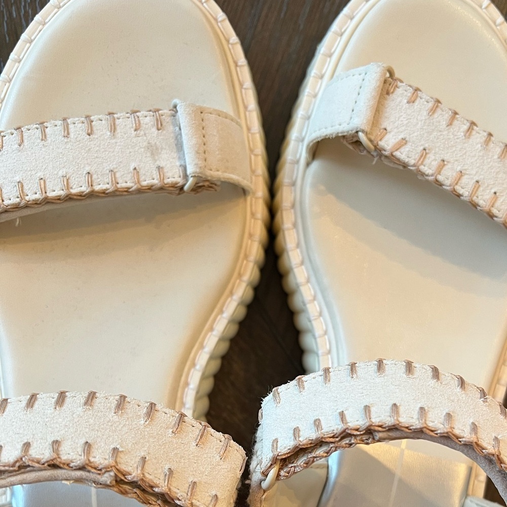 Dolce Vita Cream Sandals - Picture 5 of 7